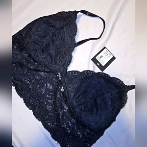 Black bralette top